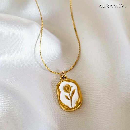 Enchanted Flower Pendant Necklace
