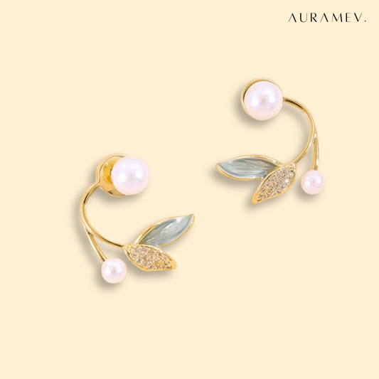 Removable Leaf Earrings