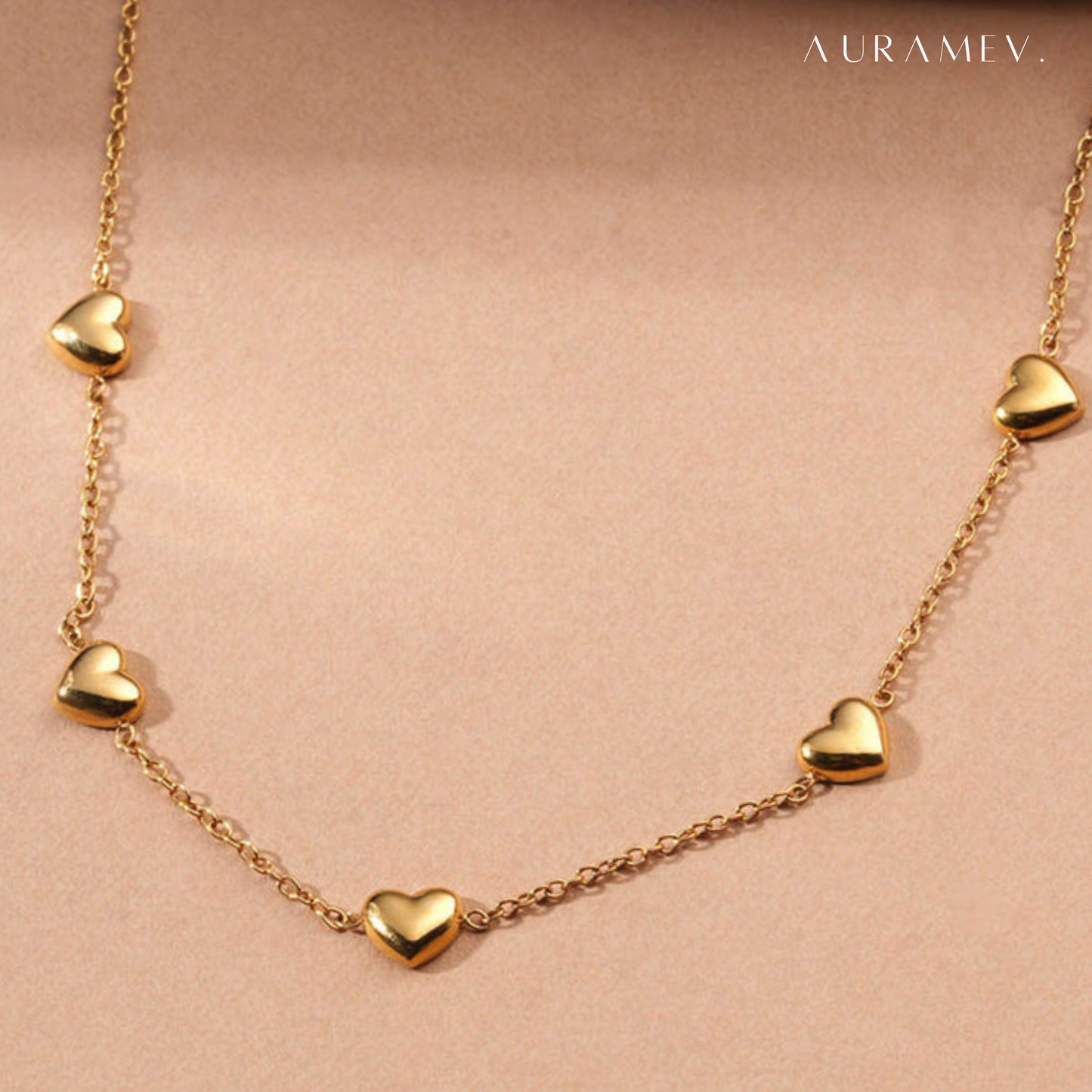 Mini Hearts Necklace