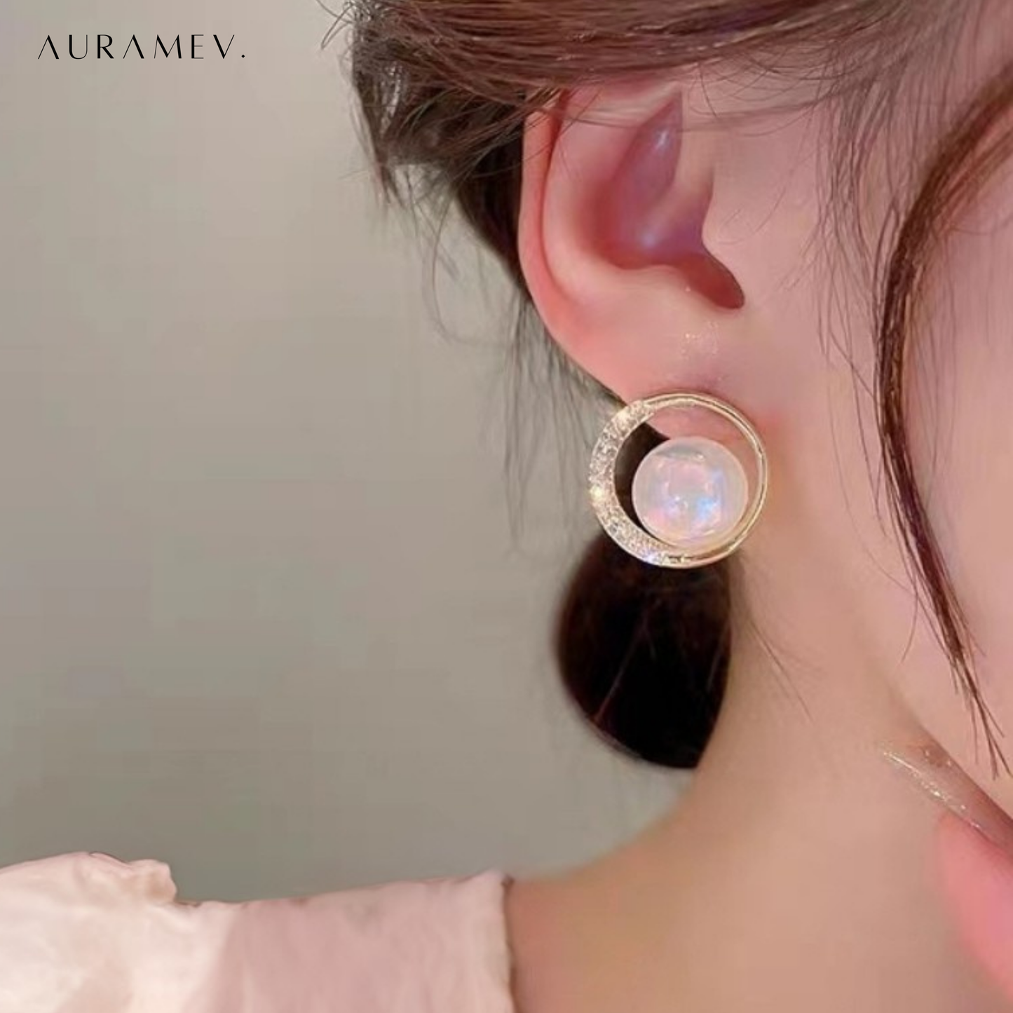 Minimal Glow Orb Earrings