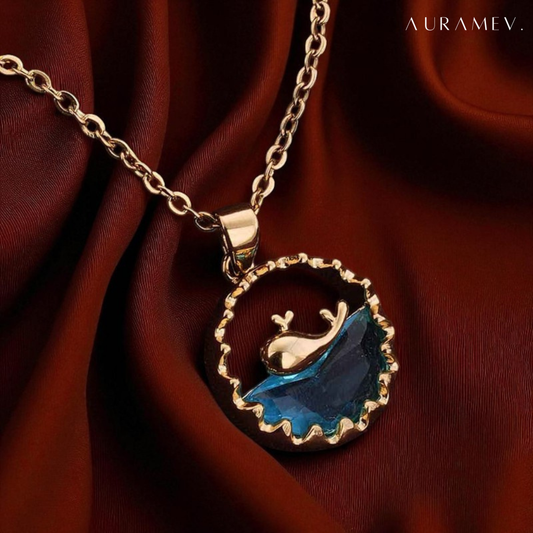 Ocean Dream Whale Pendant Necklace