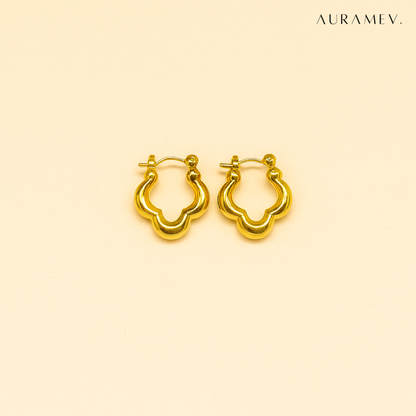 Cloud Curve Hoop Earrings