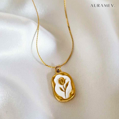 Enchanted Flower Pendant Necklace