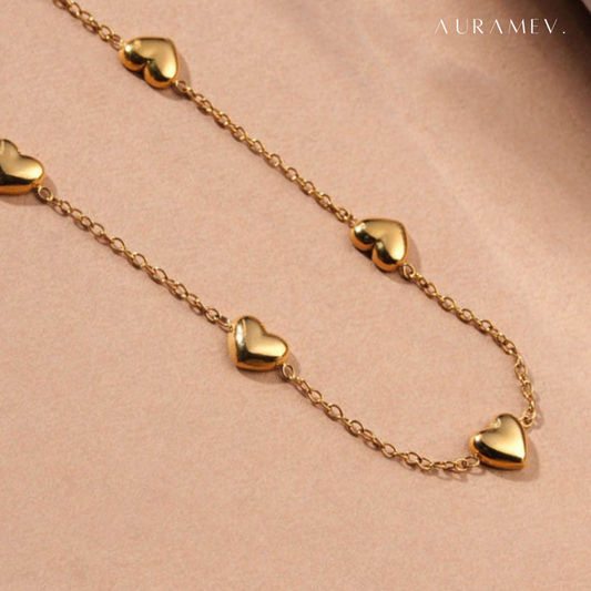 Mini Hearts Necklace