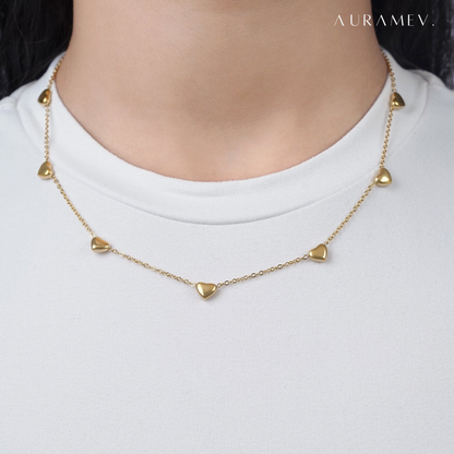 Mini Hearts Necklace