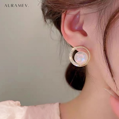 Minimal Glow Orb Earrings