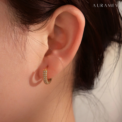 Twinkle Gold Mini Huggie Hoop Earrings